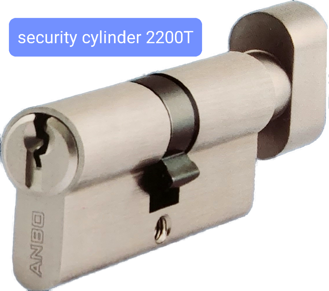 Cylindre 2200T avec 3 clés de sécurités 